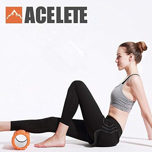 ACEFITSフォームローラー説明書付き(ピンク)