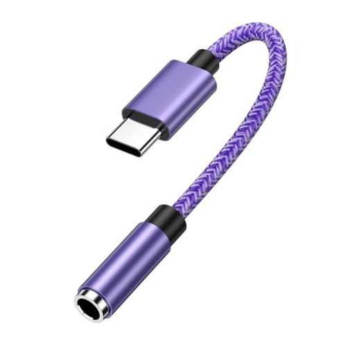 ChrisPow タイプc イヤホン 変換 アダプタ 18cm HiFi音質 USB Type-C 3.5mm 3極 4...