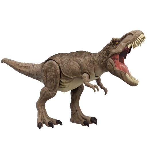 マテルジュラシックワールド(JURASSICWORLD)スーパーバトルアタックほえるT-レックス恐竜おもちゃ4才~全長:約54.6cmHXF53