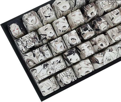 アニメキーキャップ108PBT昇華型OEMCHERRYMXSWITCHメカニカルキーボードKEYCAPS(黒と白) アニメキーキャップ108PBT昇華型OEMCHERRYMXSWITCHメカニカルキーボードKEYCAPS(黒と白)