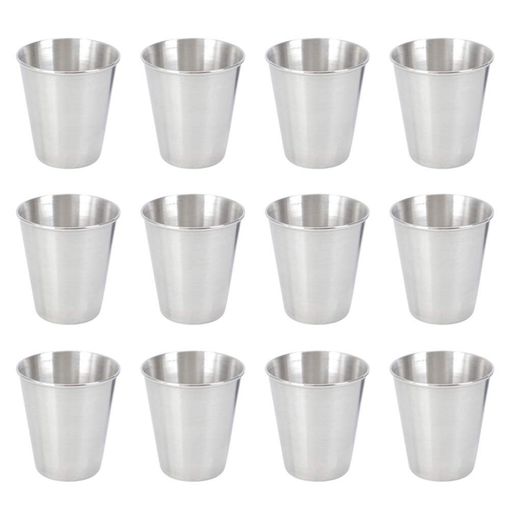 Rakuten - TOYMYTOYステンレスショットカ日本酒グラス日本酒用ソースカワインカ飲酒カホーム70ml12個