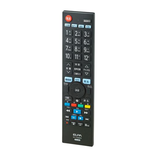 エルパ(ELPA)テレビリモコンヒタチ動作距離:約7m電池持続時間約12ヶ月RC-TV009HI