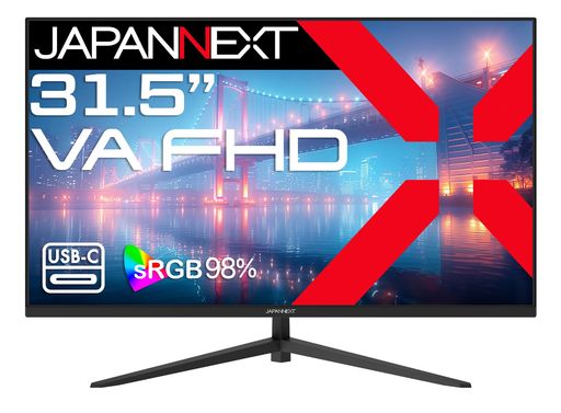 JAPANNEXT31.5VAѥͥܥեHD(1920x1080)ٱվ˥JN-V315F2-C6HDMIDisplayPortUSB-C(65W)sRGB:98%2ǯݾڡ