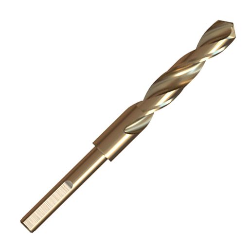 【サイズ】刃先直径:14mm;全長:約 152mm;刃先長:約 76mm;柄径:約 10mm;材質:M35 鋼。 【高硬度・多用途】6542高速度鋼製で、高硬度、高靭性、高強度、高耐摩耗性。 M35 HSSCOハイス工具は、ほとんどの汎用用途に適しており、木材、プラスチック、アルミニウム、銅、鋳鉄、軟鋼、ステンレス鋼などに穴をあけることができます。 【耐久性・耐摩耗性・高靭性】金メッキ処理により潤滑性を向上させ、工具表面に微細な凹部を形成して刃先近傍に冷却液を保持します。切削工程が一層スムーズになり、耐久性と耐食性が通常表面より 80% 向上し、過酷な用途にも耐えます。 【高速かつ効率的】118° 二重後角による高精度位置決めと迅速な貫通性能。自動位置決め機構により切削・穿孔速度を向上させ、ドリルのズレや振れを防止します。深いグルーブ設計の捩れ刃により、他のドリルよりも迅速に切り屑を排出します。等柄ドリルを使用する際は、冷却液または水を使用して冷却し、焼け付きを防止してください。 【安定性】三角形ハンドル設計により、使用中の滑りを効果的に防止します。