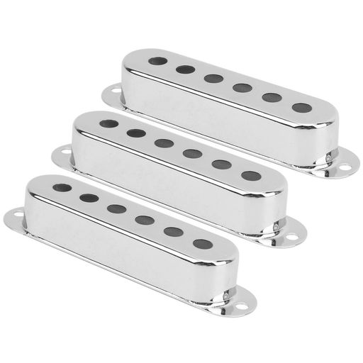 KIMISSシングルピックアップカバーブラス製48mm/50mm/52mmのためにSTSQエレキギター用楽器アクセサリー3個セット