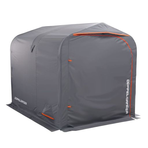 ドッペルギャンガーバイクガレージ2450ブロック【バイク専用の簡易ガレージ】市販の境界ブロックに合わせたW172xL(D)245xH188cmDCC625-GYグレー