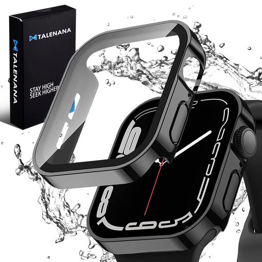 TALENANAforAppleWatch防水ケース44/40mmアップルウォッチ保護ケース強化ガラスフィルムメッキ加工一体型対応AppleWatchSeries6/5/4/SE3/SE2/SE40mm全面保護耐衝撃