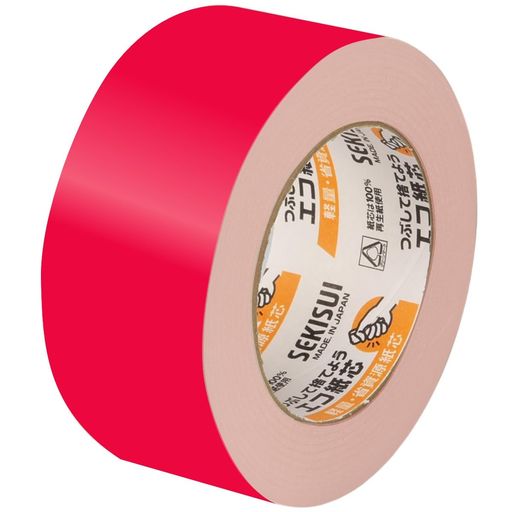 セキスイカラークラフトテープNo.500WC50mmx50M赤