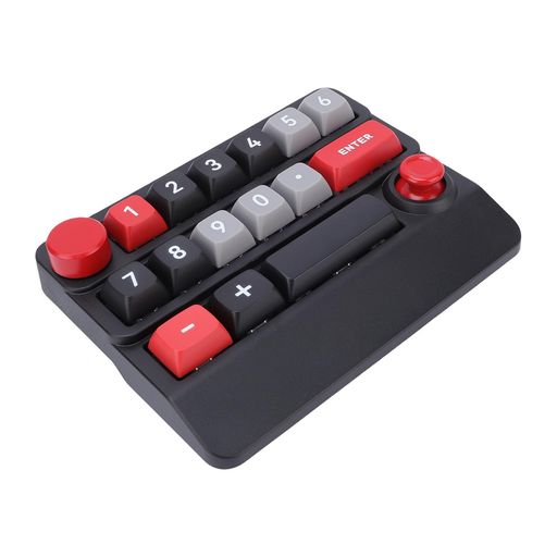Cuifati メカニカルテンキー、プログラム可能なマクロキーパッド ワイヤレス 2.4G Bluetooth 有線タイプ C RGB バックライト付きホットスワップ可能なテンパッド 充電式ボード ジョイスティッ…