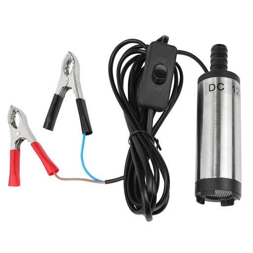 Vlookee 水中ポンプ 12V 12L/minステンレス製 灯油ポンプ 高出力 小型 軽量 給油/...