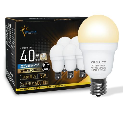 ORALUCE LEDŵ E17 40W ŵ忧 ŵ ߥ˥ץȥŵ  ̩ķб 饤б Ĵ...