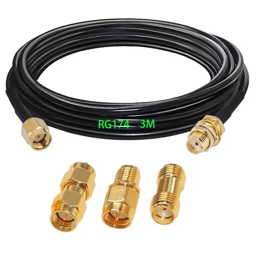 GTIWUNG WIFIƥ RP-SMA Ĺ֥ RG174 SMA  - SMA ᥹ RP-SMA  ᥹ؤ̵...