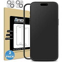Mothca2枚セットアンチグレアiPhone15対応ガラスフィルム+カメラフィルム(2枚)保護フィルム強化ガラスサラサラタッチ感ゲームフィルムガイド枠付き液晶日本旭硝子製素材指紋防止反射防止…
