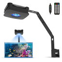 Lominie水槽ライトアクアリウムLED熱帯魚ライト水族館LEDライト、4チャンネル調光可能30Wフィッシュタンクライトピクシー30、海水魚とサンゴ礁のサンゴタンク用ブラケット付き(P30塩水)