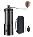 ONE BEAN 手挽きコーヒーミル 無限Z 手動式 大規格の七軸ステンレス臼 全金属 30G-40G外部粗さ調整機能 清掃しやすい コーヒーグラインダー 携帯...