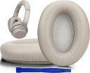 SOULWITイヤーパッドイヤークッション交換用SONYWH-1000XM3(WH1000XM3)オーバーイヤーヘッドフォンに対応ヘッドパッド柔らかいプロテインレザーノイズアイソレーションメモリーフォームイヤー…