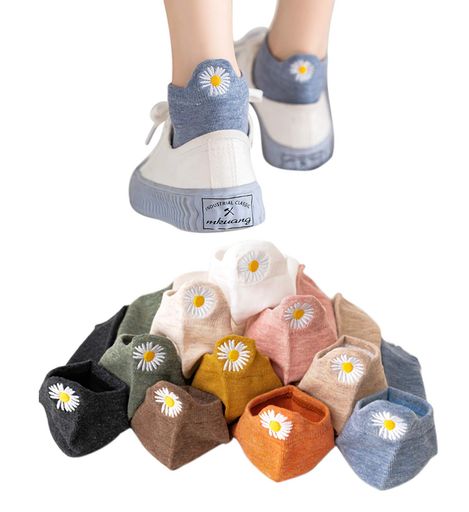 [ソックス]靴下レディースくるぶし夏用薄手綿かわいい蒸れない脱げない笑顔靴下スポーツおしゃれ抗菌防..