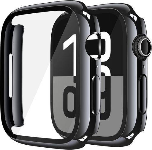 乐天商城 - Misxi For Apple Watch Series 11 (2025) Series 10 46mm ケース, 一体型PC+強化ガラス素材 全面保護 高透過率 超薄型 装着簡単 指紋防止 傷防止 耐衝撃 対応アップルウォッチ 11/10 46mm