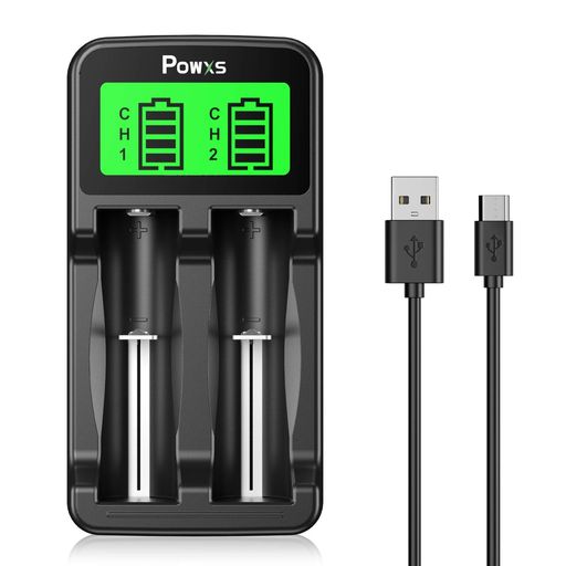 POWXS ོŴ 18650 ӽŴ LCDդ 1.2Vñ/ñ/3.7V।ӤбǤ USB...