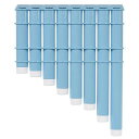 キクタニ(Kikutani)パンフルートプラスチック製唄口付ブルーPF-8LBLU