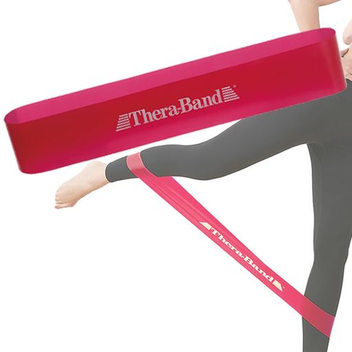 セラバンドセラループ赤トレーニングバンドトレーニングチューブループタイプ円周90cm強度レベル0TLB-2..