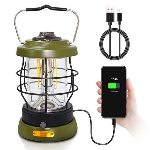 UniqueFireLEDランタン充電式【Type-C充電】キャンプライト超高輝度最大1500ルーメン大容量バッテリーU..