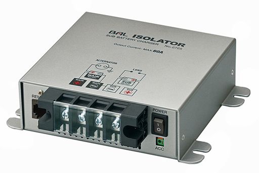 BAL(大橋産業)アイソレーターBAL-2725DC12V車専用充電器No.2725リモコン付属昇圧機能付き
