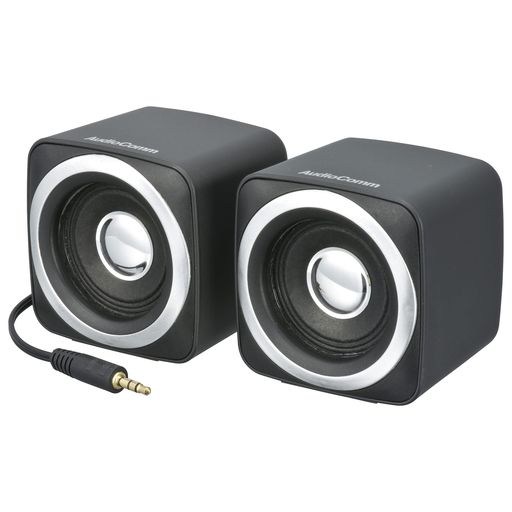オーム(OHM)電機AudioCommミニスピーカーパッシブタイプヘッドホン端子接続ステレオスピーカーASP-150N03-2042 オーム(OHM)電機AudioCommミニスピーカーパッシブタイプヘッドホン端子接続ステレオスピーカーASP-150N03-2042