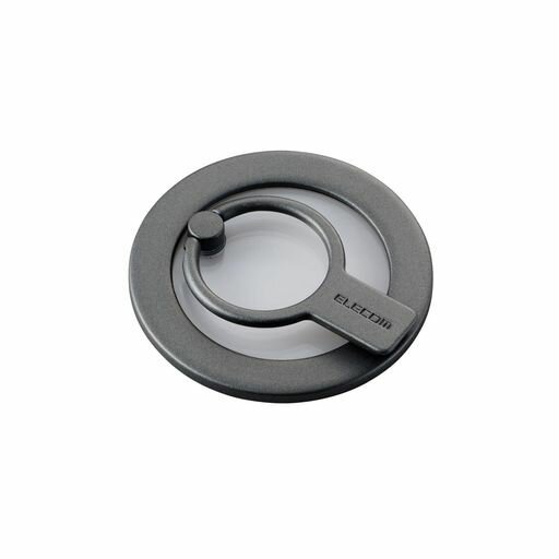 エレコムスマホリングマグネットMAGSAFEマグセーフスマホスタンド耐荷重:800G落下防止可愛いチタニウムシルバーP-STRMKHICRSV エレコムスマホリングマグネットMAGSAFEマグセーフスマホスタンド耐荷重:800G落下防止可愛いチタニウムシルバーP-STRMKHICRSV