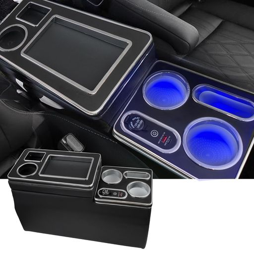 YESHMA【急速充電】コンソールボックスセレナC28e-POWER2022年11月~ハイウエイスターオーテック専用アームレストSERENAC28eパワースマートコンソールセンターコンソール肘置き肘掛けドリンクホ…