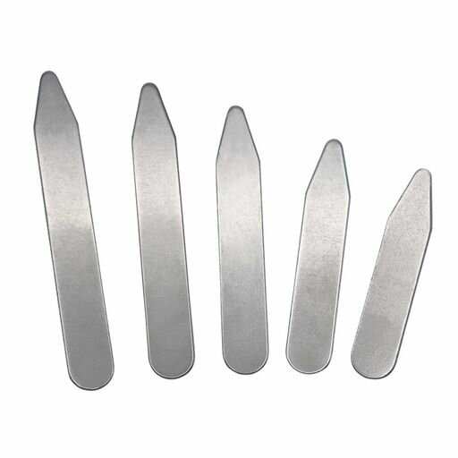 【パッケージ内容】5種のサイズ、各サイズ6個、合計30個。 【サイズ】(長さ50.8mm/55.8mm/63.5mm/70mm/76mm)x10x0.8mm 【素材】鉄。金属の質感と光沢が豪華な外観を与えます。変形や損傷がしにくい。 【襟の形状を維持】この襟補助具は、シャツの襟の形状を一日中、忙しく動いても崩れないように維持します。 【多用途】シャツに適しています。結婚式、スピーチ、出張などの重要な場面で使用でき、日常生活にも適しています。
