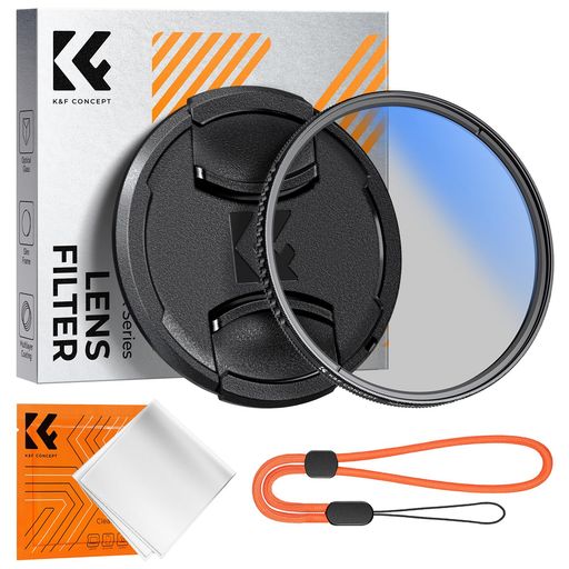 K&F CONCEPT 77mm CPLフィルター レンズキャップ付き 1枚クリーニングクロス付属 ...