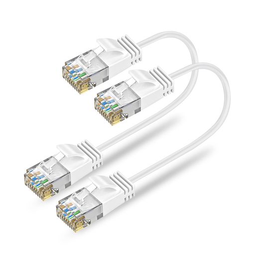 ANKULY CAT6A LAN֥ û󥱡֥ 0.15M 2ܥå RJ45ͥ 10GBPS С ͸ ͭ...