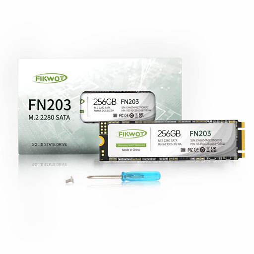 FikwotFN203256GBM.2SATASSDSLCå3DNANDTLCSATAIII6Gb/sM.22280NGFF¢SS...