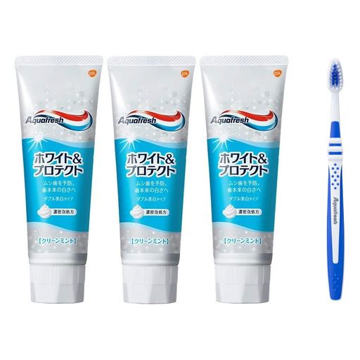 AQUAFRESH եå ۥ磻&ץƥ ꡼ߥȡڰʡۻ᤭ʴ ͽ 140G 3+֥饷դ ...