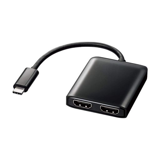 Usb Hubs - サンワサプライUSBType-CMSTハブ(DisplayPortAltモード)Type-Cオス(入力)-HDMIメス2ポート(出力)AD-ALCMST2HD