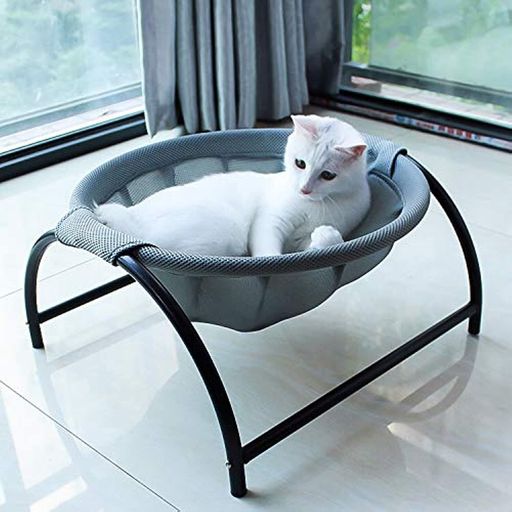 猫ハンモック自立式ペット犬猫兼用ベッド取外し可能丸洗い可通気性安定な構造組立簡単室内・戸外両用ペット用品