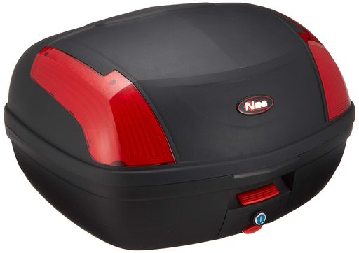 バイクパーツセンターリアボックス48Lブラック/レッドトップケース907905
