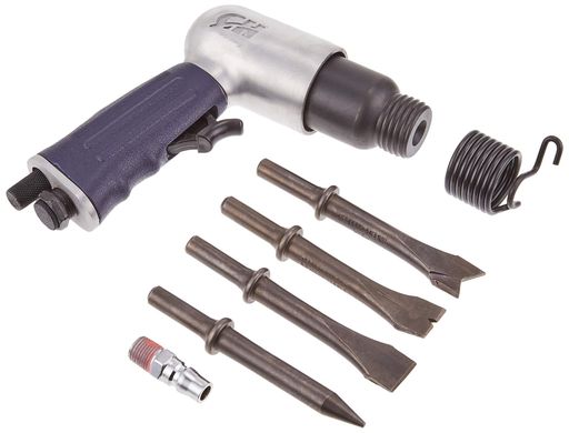 アネスト岩田キャンベルエアーハンマーTL9003Bシルバー丸型差込(ビット付き)