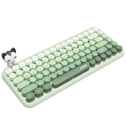 FELiCON ブルートゥースキーボード 308i ワイヤレスキーボード コンパクトキーボード 軽量 Bluetooth タイプライター (ミルクグリーン)