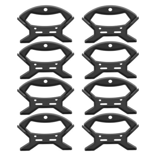 MUELODSIC8個ハンドロープスプールキャンプ用品ロープワインダーワインディングラインオーガナイザーコ..