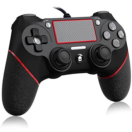 P4コントローラー有線プレステ4ゲームパッドアップグレード版USB接続二重振動人間工学高耐久ボタンP3/P..