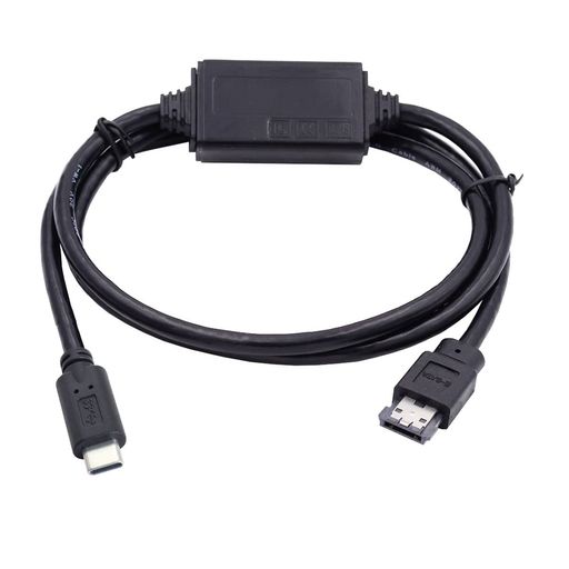 CY USB-C TYPE-C - POWER OVER ESATA DC5V USB2.0 - HDD SSD ODD ESATAPǥ...