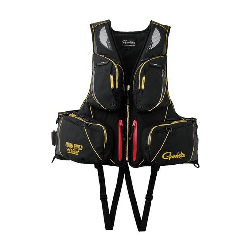 がまかつ(Gamakatsu)アルテマシールドプロフローティングベストGM2183ブラックxゴールドL