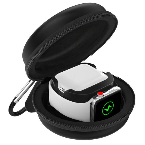 MoKoAppleWatch10収納ケースAirpodsPro3収納バッグ【Watch&AirPods&充電ケーブルまとめ収納】アップルウオッチ10/9/8/7/SE/Ultra&エアポッズプロ3/2/1適用腕時計収納ボックス耐水