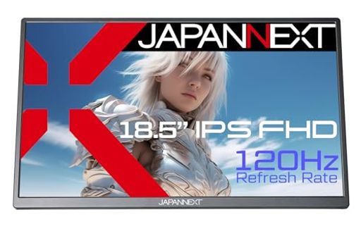 JAPANNEXT18.5インチモバイルモニターIPSパネルフルHD1920X1080解像度スマートケース付き(TYPEC/PC対応/スピーカー内蔵/SRGB100%/非光沢)JN-MD-185IPS120FHDR