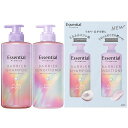 エッセンシャルプレミアムうるおいバリアシャンプーグロウ&モイストポンプセット900ml