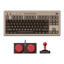 8BITDOメカニカルキーボード、BLUETOOTH/2.4G/USB-Cホットスワップ対応ゲームキーボード、87キー、英語配列、WINDOWSとANDROIDに適したデュアルスーパープログラマブルボタン(C64EDITION)(2)