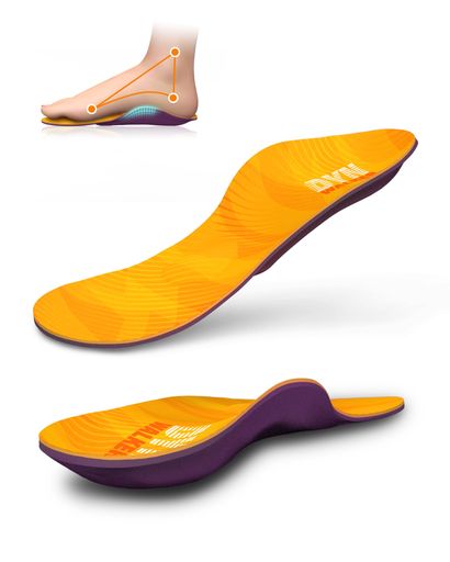 DynWalkerインソールコンプリートアーチサポート扁平足インソール中敷足底筋膜炎サポーター足の痛み中足骨パッドサポーター抗菌・消臭男女兼用M