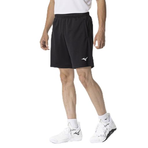 乐天商城 - バレーボールウェアハーフパンツニット素材股下20cm(L寸)男女兼用V2MBB111ユニセックス大人ブラックM